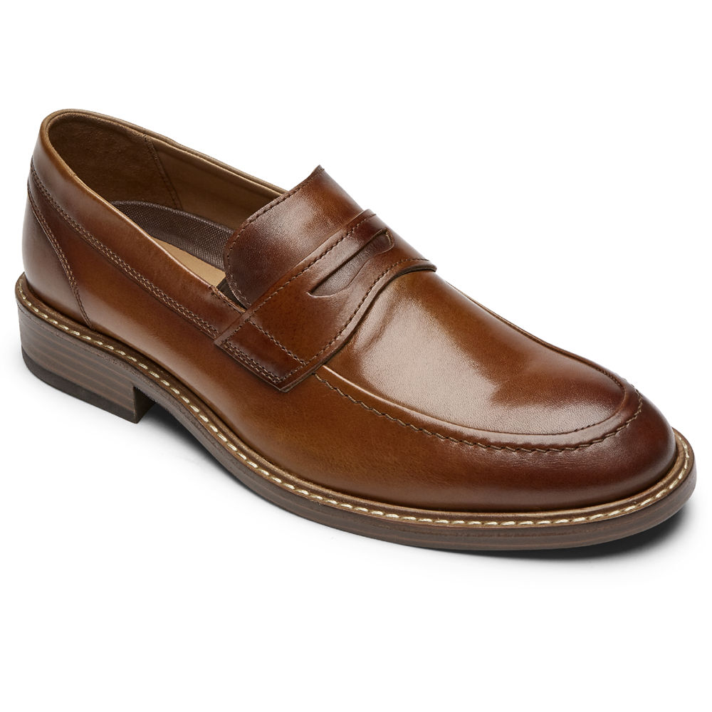 Rockport Loafers Herre Brune - Kenton Penny - HKZS76318